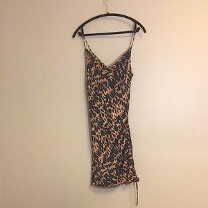 Top Shop Slipdress Leopard print